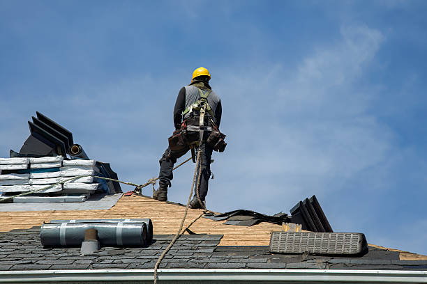 Professional Roofing technician working in Adams Basin, NY